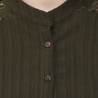 Ladies' Shirt , Olive, small