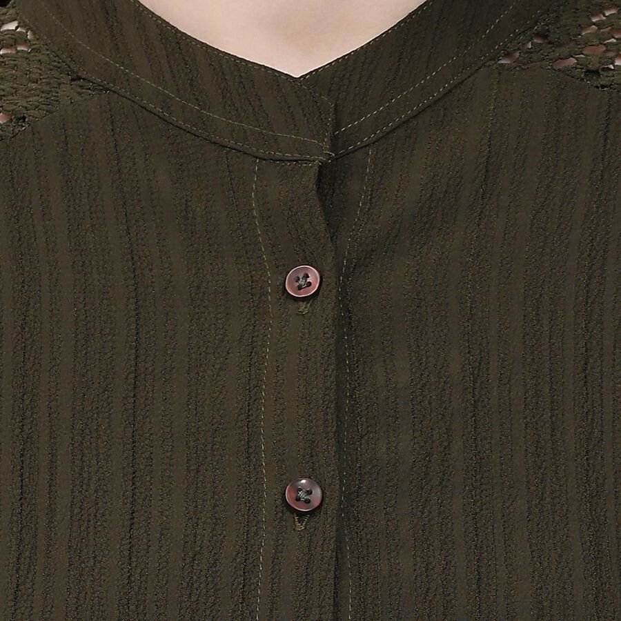 Ladies' Shirt , Olive, large
