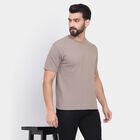 Men's Round Neck Half Sleeves T-Shirt , Rust, small image number null