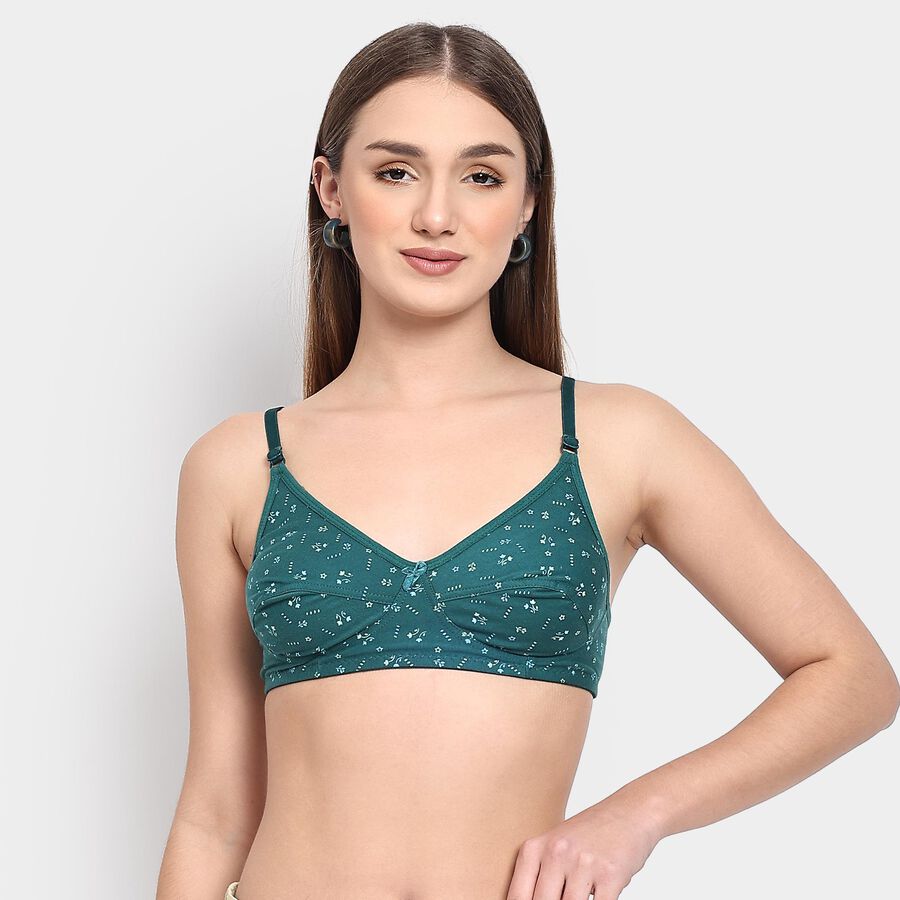 Ladies' Bra, गहरा हरा, large image number null