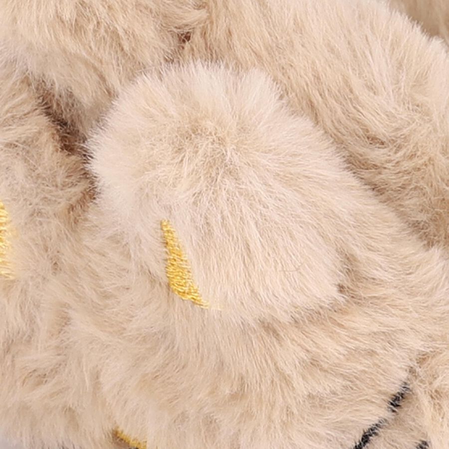 Girls' Soft Beige Cat Design Earmuffs, Assorted, large image number null