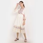Embroidered Empire Line Kurta, Beige, small image number null