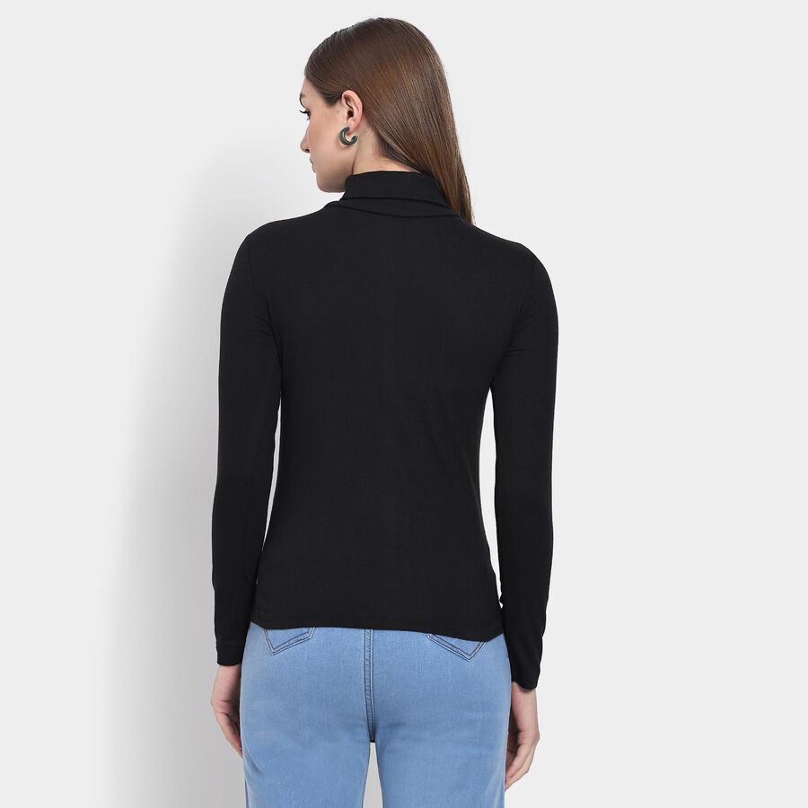 Ladies' Top , काला, large image number null