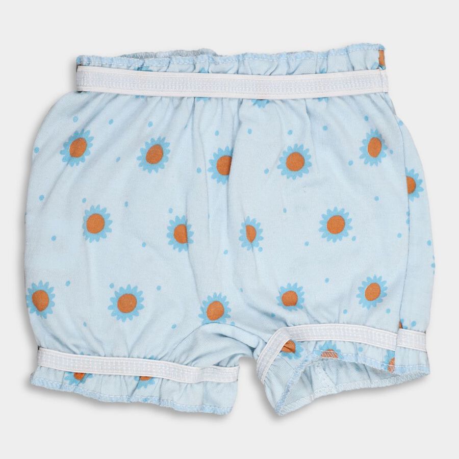 Infants' Cotton Bloomer, Light Blue, large image number null