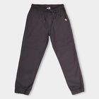 Boys' 100% Cotton Trousers , Dark Grey, small image number null