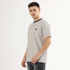 Men's Round Neck Half Sleeves T-Shirt, White, small image number null