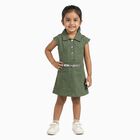 Girls' Frock, Olive, small