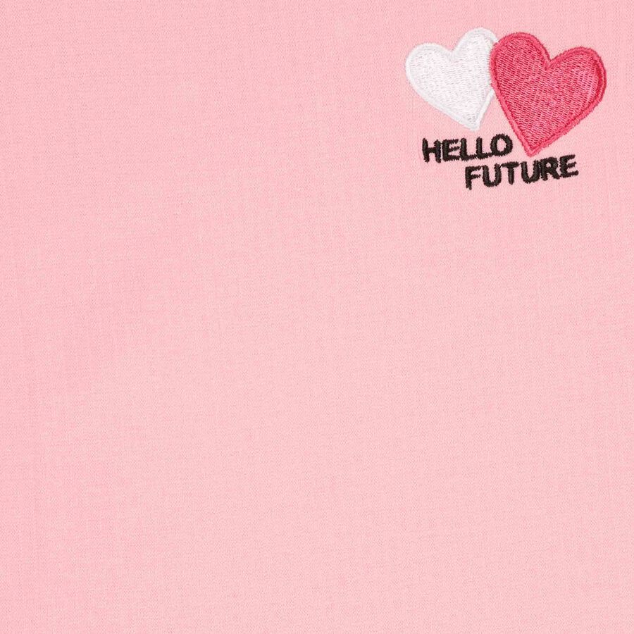 Girls Solid Top, Pink, large image number null