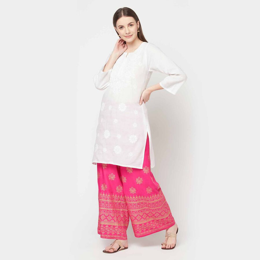 Printed Palazzo, Fuchsia, large image number null