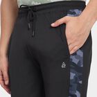 Men's Black Regular Fit Printed Jamaican, Black, small
