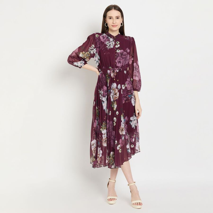 Ladies' Dress, Wine, large image number null
