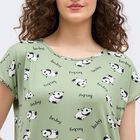 Ladies' Nighty, हल्का हरा, small image number null