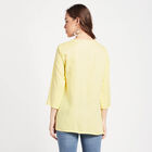 Embroidered Kurti, Yellow, small image number null