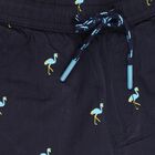 Boys' 100% Cotton Bermudas, नेवी ब्लू, small