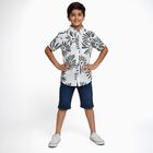 Boys' 100% Cotton Casual Shirt, White, small image number null