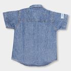 Boys' Casual Shirt, Mid Blue, small image number null