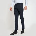 Men's Slim Fit Formal Trousers, नेवी ब्लू, small image number null