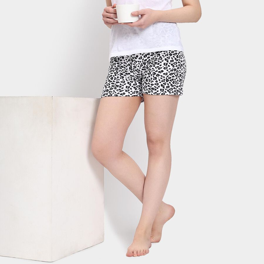 Ladies' Shorts , White, large