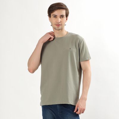 Men's Round Neck Half Sleeves T-Shirt