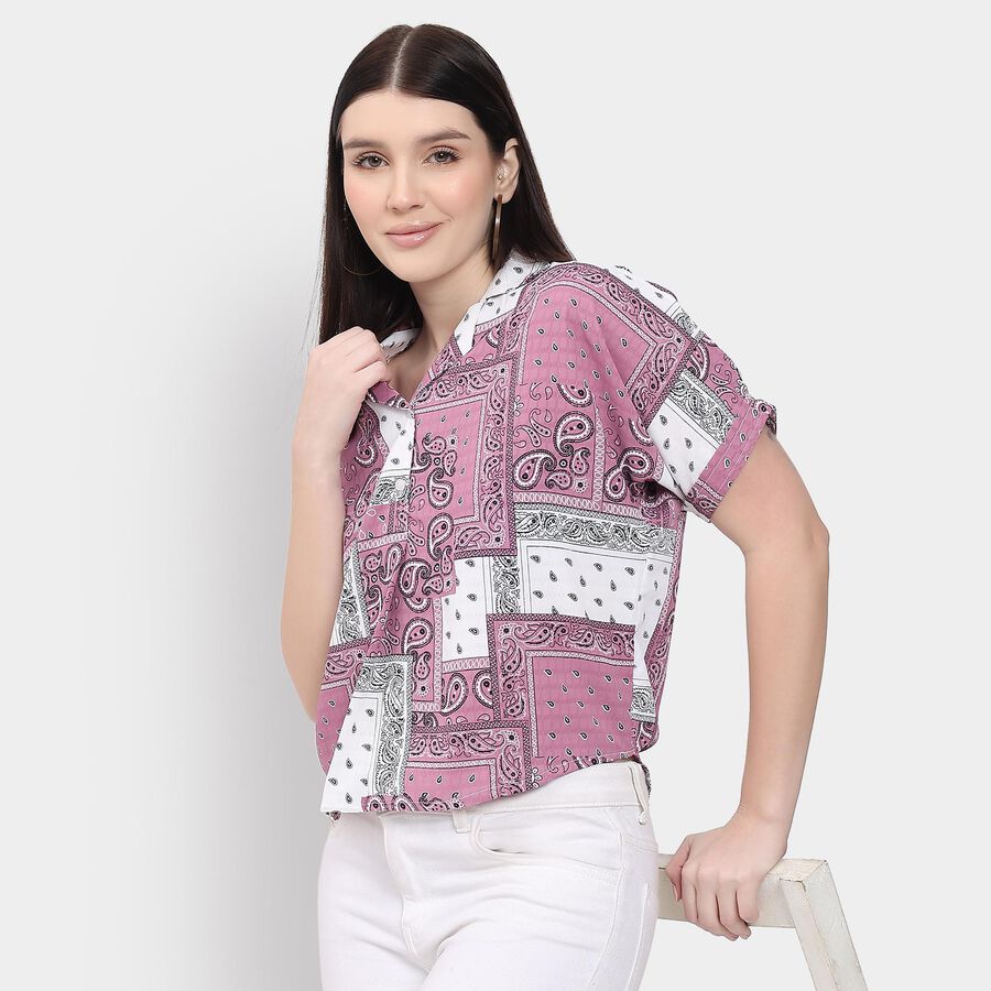 Ladies' Shirt , Purple, large