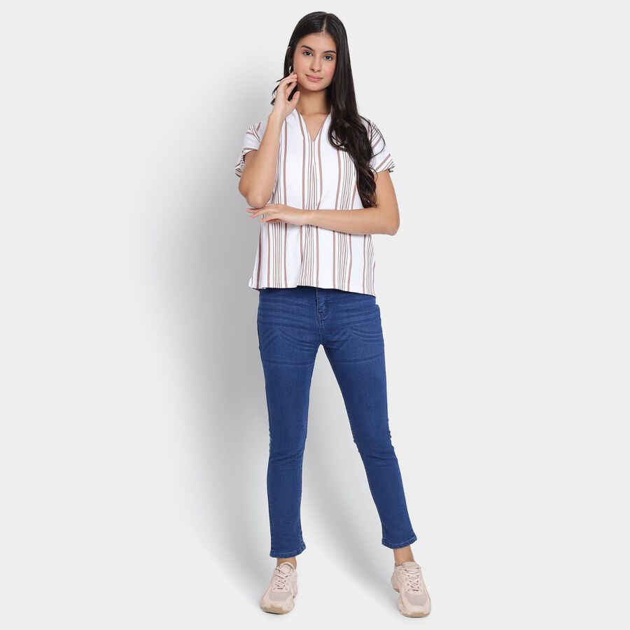 Ladies' Jeans, Dark Blue, large image number null