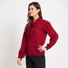 Solid Shirt, Wine, small image number null