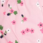 Infants Yellow Hippo Cotton Round Neck Shorts Set, Pink, small image number null