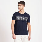 Round Neck T-Shirt, Navy Blue, small image number null