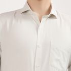 Men's Light Sage Green Cotton Classic Formal Shirt, Light Green, small