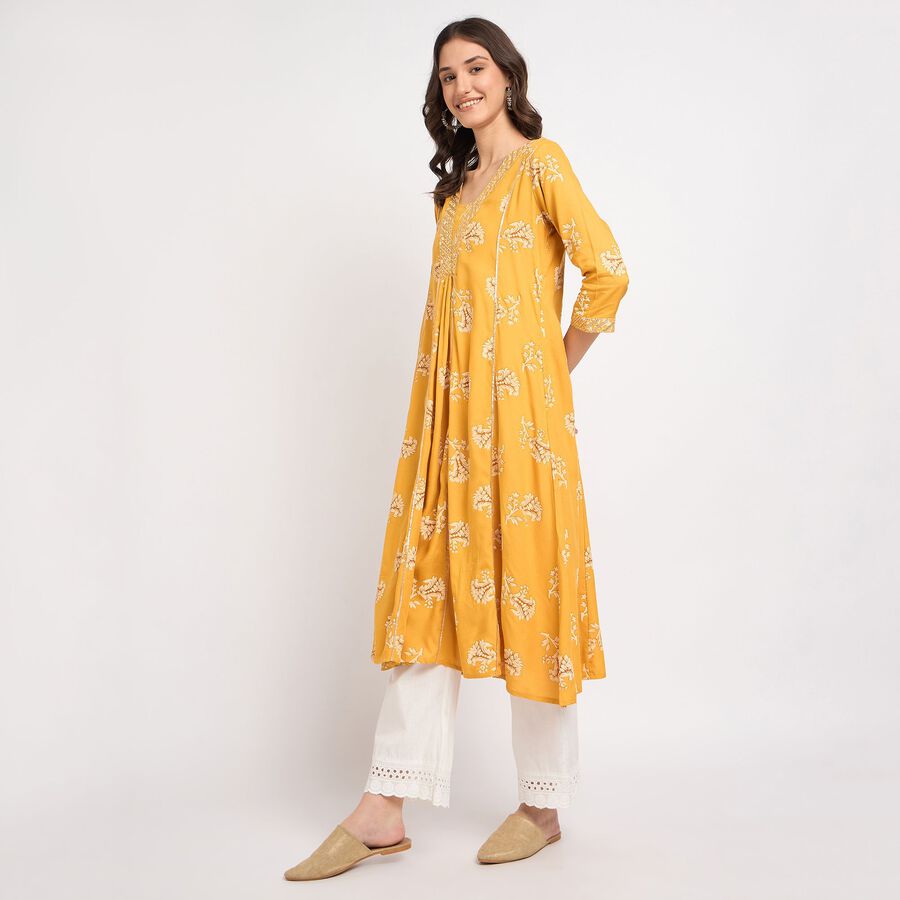 Ladies' Kurta, Mustard, large image number null
