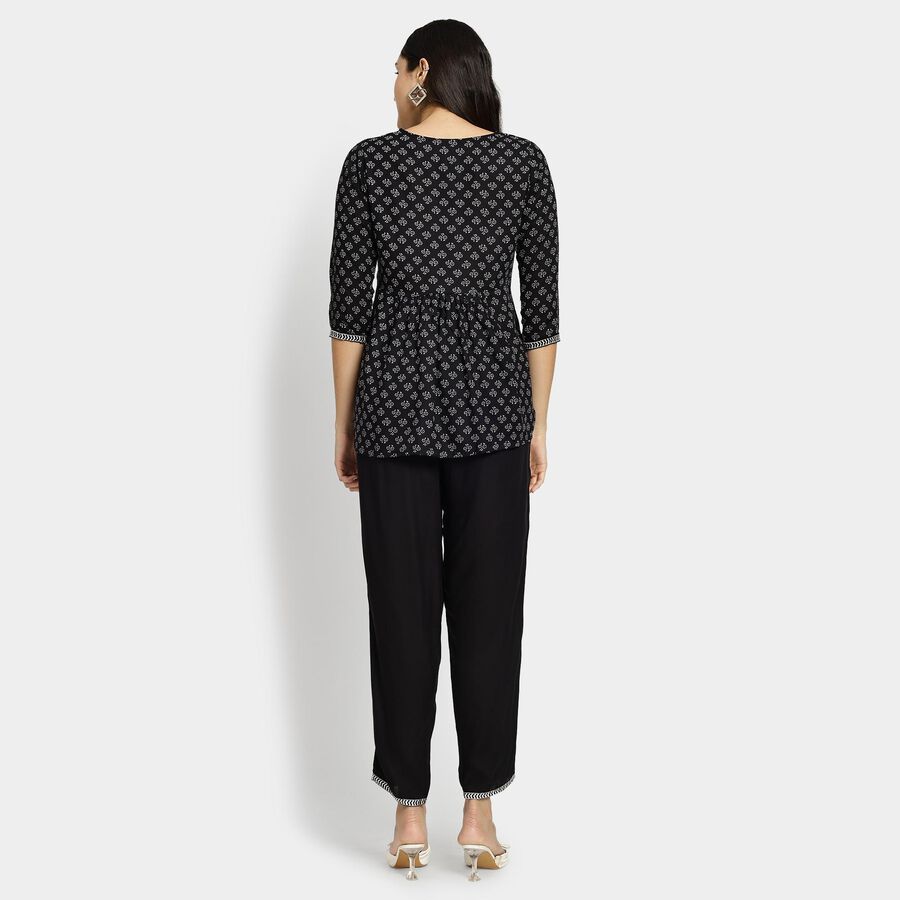 Ladies' Kurti, काला, large image number null