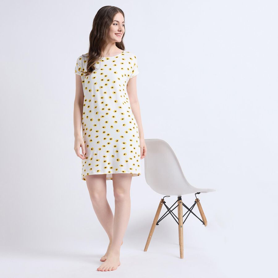 Ladies' Nighty , Off White, large image number null