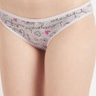 Cotton Printed Panty, Light Grey, small image number null