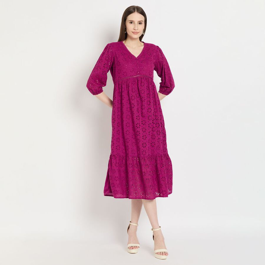 Ladies' Dress, Purple, large image number null