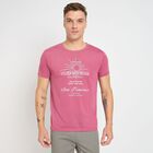 Men's Round Neck Half Sleeves T-Shirt, Light Pink, small image number null