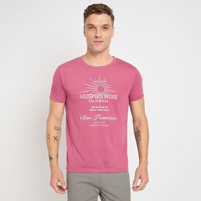 Men's Round Neck Half Sleeves T-Shirt