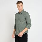 Men's Cotton Casual Shirt, ओलिव, small image number null