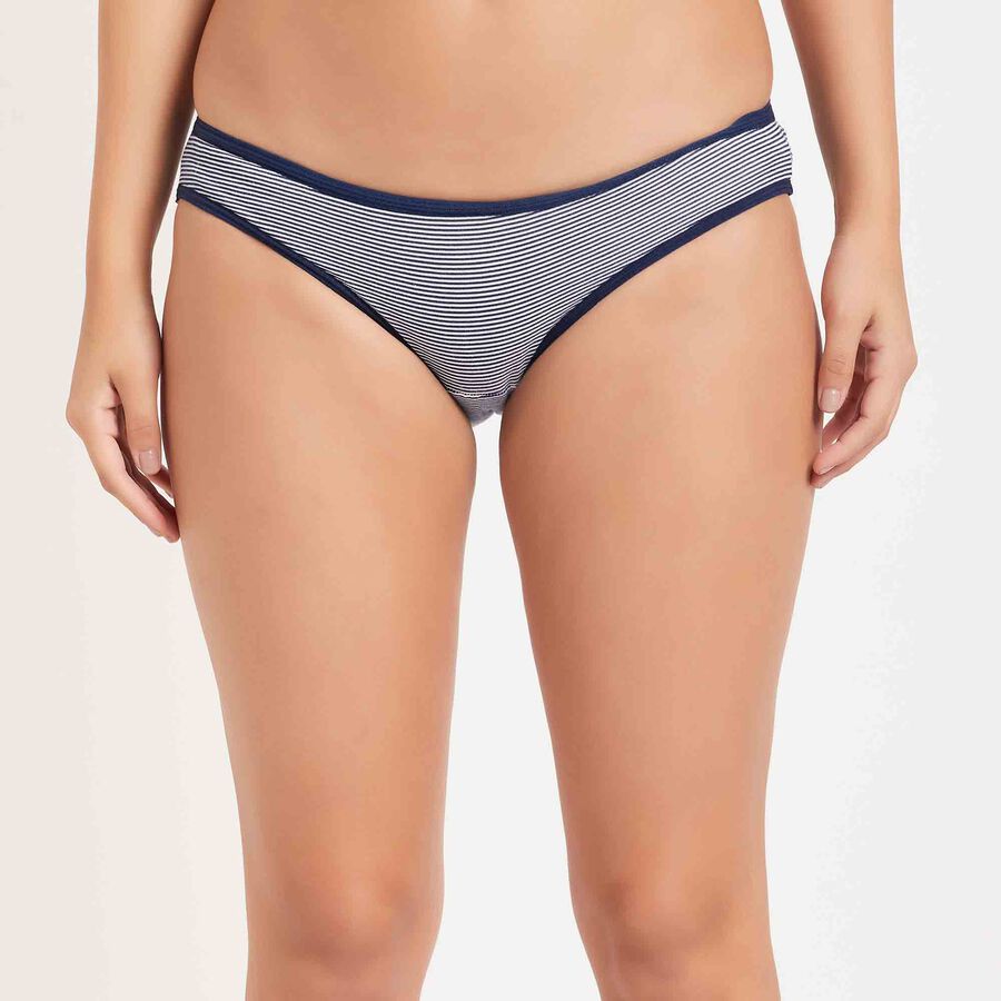 Printed Panty, Navy Blue, large image number null
