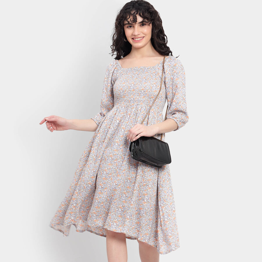 All Over Print Dress, ऑफ व्हाइट, large image number null