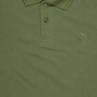 Boys Olive Round Neck Casual Half Sleeve T-Shirt, Olive, small