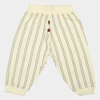 Infants' Off White Jogger Striped Cotton Pyjama, Off White, small