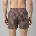Men's Maroon Regular Fit Solid Boxers, Maroon, small