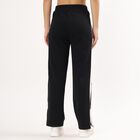 Women's Jet Black Straight Fit Regular Track Pants, Black, small image number null
