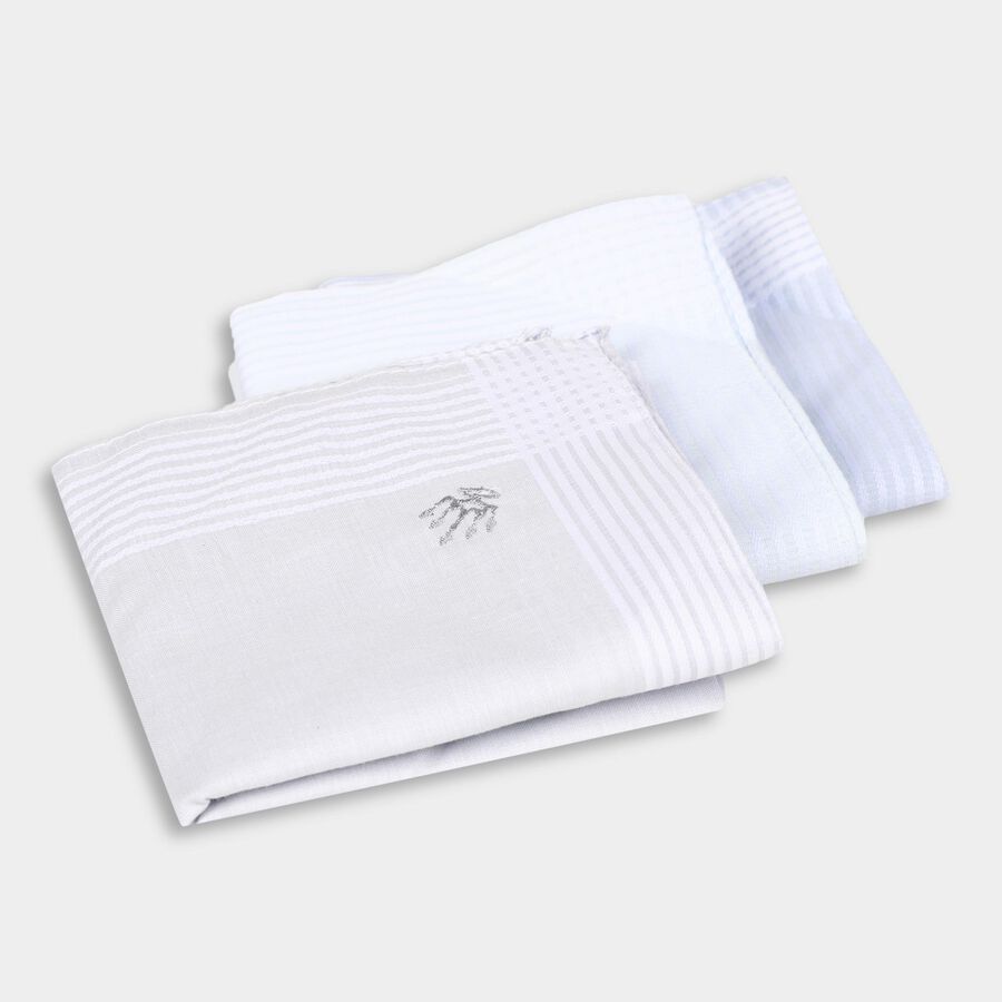 Men's 100% Cotton Hanky , हल्का नीला, large image number null
