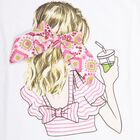 Girls' Top Skirt, Off White, small image number null