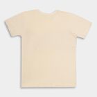 Boys' 100% Cotton Half Sleeves T-Shirt , Beige, small image number null