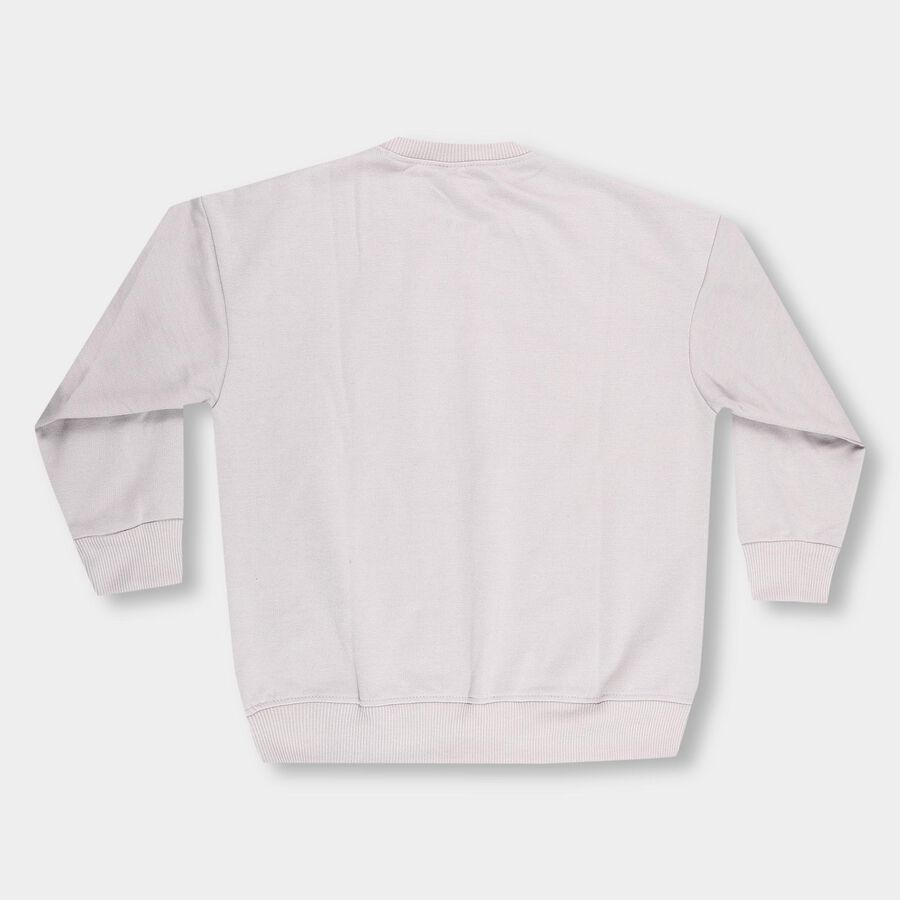 Boys' Sweatshirt, हल्का ग्रे, large image number null