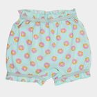 Girls' Light Green Regular Fit Basic Bloomers, हल्का हरा, small