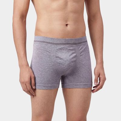 Men's Grey Slim Fit Melange Trunks