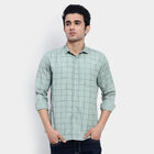 Checks Casual Shirt, Light Green, small image number null